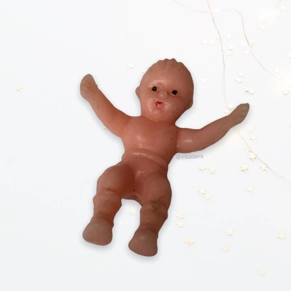 Vintage Mini Miniature Baby Boy Figure Figurine for Dollhouse, Model Building - Picture 1 of 4